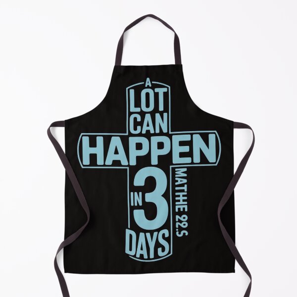 Item preview, Christian Easter A Lot Can Happen in 3 Days Blue Teal Cross designed and sold by HudsonErik.