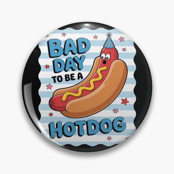 Item preview, Bad Day To Be A Hot Dog Coquette Bow 4th of July Hot Dog designed and sold by Slwankol.