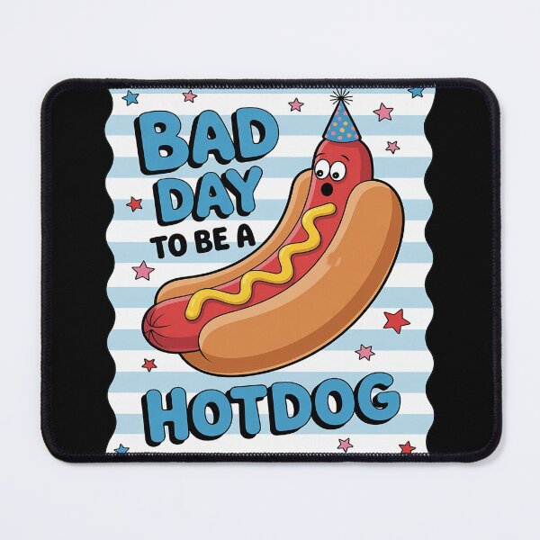 Item preview, Bad Day To Be A Hot Dog Coquette Bow 4th of July Hot Dog designed and sold by Slwankol.