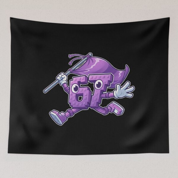 Item preview, Cartoon 67 Six Seven Color Guard Mascot T-Shirt designed and sold by LashondaGreen89.