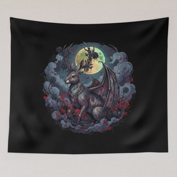 Item preview, Jackalope with wings designed and sold by Apocalyptik Designs .