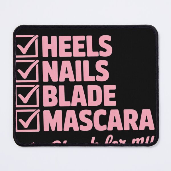 Item preview, Heels Nails Blade Mascara Fit Check for My Napalm Era designed and sold by lamsaoniutoi.