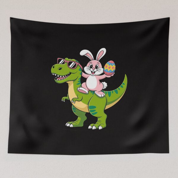 Item preview, Bunny Riding T-Rex Cute Dino-saur Happy Easter designed and sold by HudsonErik.