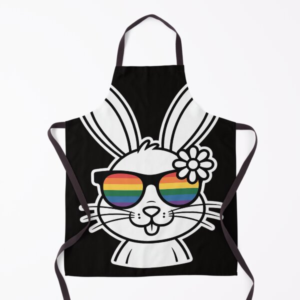 Item preview, Bunny Gay Pride LGBTQ Bunny Rainbow Sunglasses Happy Easter designed and sold by HudsonErik.