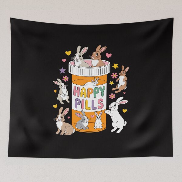 Item preview, Bunny Happy Pills Medicine Pharmacist Nurse Easter Nursing designed and sold by HudsonErik.