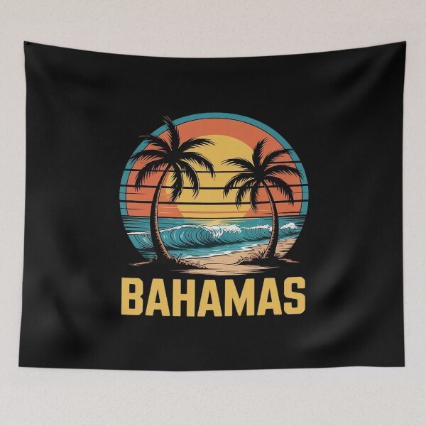 Item preview, Bahamas Sunset Palm Trees Ocean Vacation designed and sold by Slwankol.