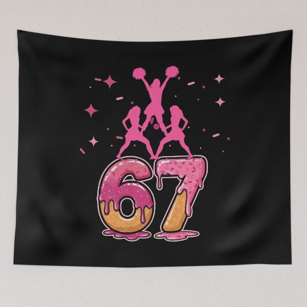 Item preview, Pink Cheer Squad 67 Six Seven Ice Cream Shirt designed and sold by LashondaGreen89.