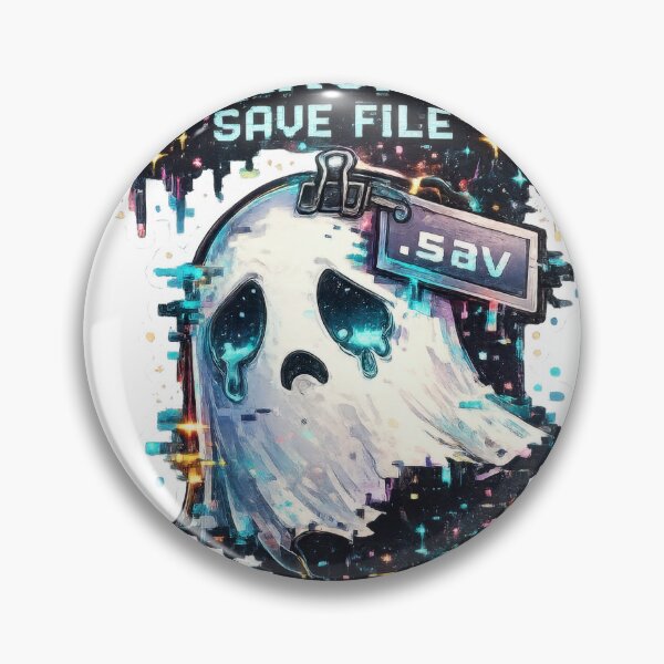 Item preview, Corrupted Save File Gaming Ghost Glitch Art designed and sold by jgvisualarts.