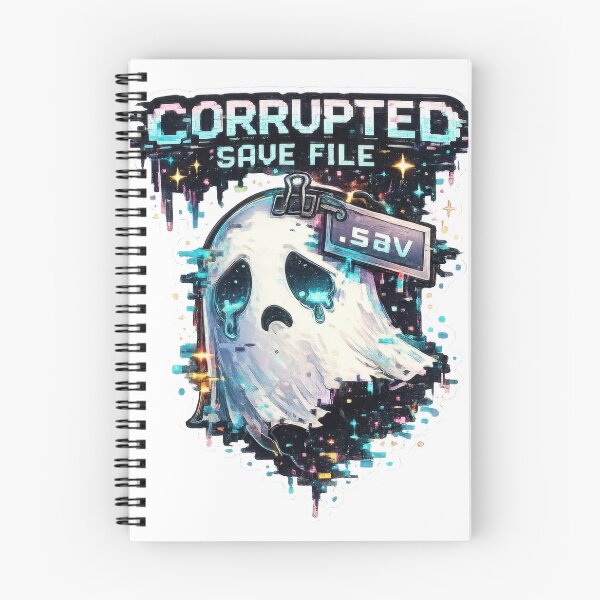 Item preview, Corrupted Save File Gaming Ghost Glitch Art designed and sold by jgvisualarts.