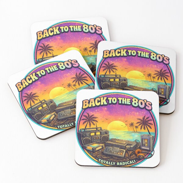 Item preview, Back to the 80’s Sunset Nostalgia – Totally Radical designed and sold by Backtrack Boutique.
