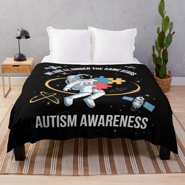 Item preview, Autism We are All Under The Same Stars Space Astronaut designed and sold by HermanTricia.