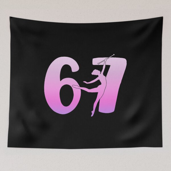 Item preview, Majorette Twirling 67 Six Seven Birthday Design designed and sold by LashondaGreen89.