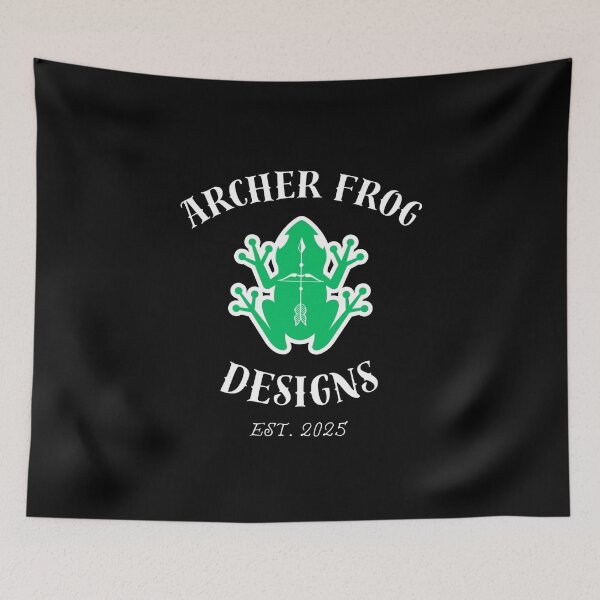 Item preview, Archer Frog Logo Dark designed and sold by ArcherFrog.