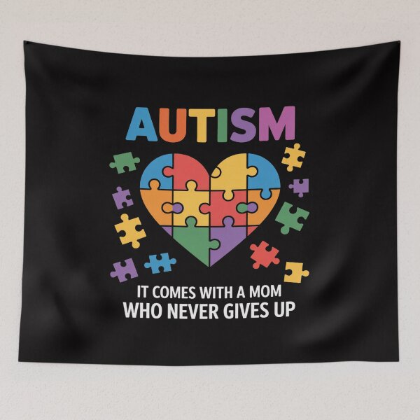Item preview, Autism Mom Thou Shall Not Try Me - Autism Awareness Mom designed and sold by HermanTricia.