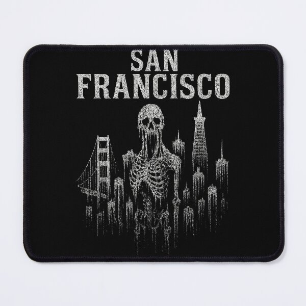 Item preview, San Francisco California – Dark Gothic City Illustration designed and sold by Mortisigil.