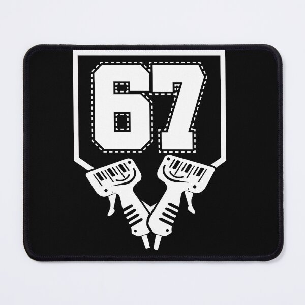 Item preview, Bold 67 Six Seven Patch with Dual Glue Guns designed and sold by LashondaGreen89.