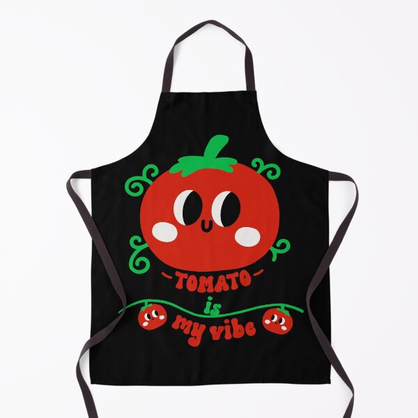 Item preview, Cute Tomato Cartoon – Kawaii Food Illustration [Tomato is My Vibe] designed and sold by lazypencil.art.