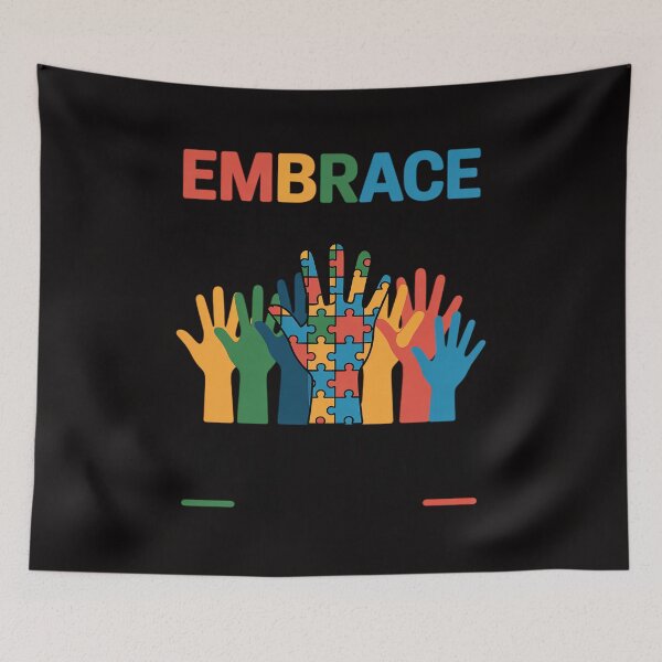 Item preview, Autism Embrace the Differences Autistic Autism Awareness designed and sold by DarioRosales.