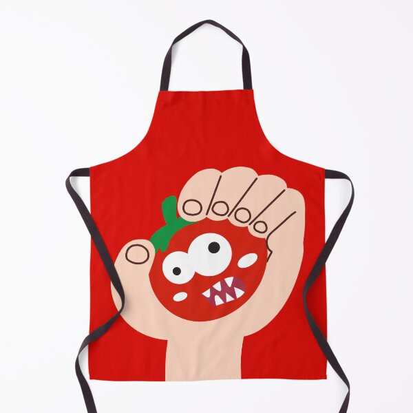 Item preview, Cute Tomato Monster – Squeezed in Hand, Spooky Kawaii designed and sold by lazypencil.art.