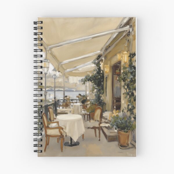 Item preview, Seine Riverside Classic Terrace – Impressionist Artwork designed and sold by SEIMEI2025.