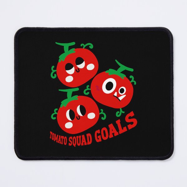 Item preview, Playful Trio of Kawaii Tomato Faces designed and sold by lazypencil.art.