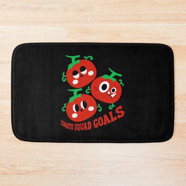 Item preview, Playful Trio of Kawaii Tomato Faces designed and sold by lazypencil.art.