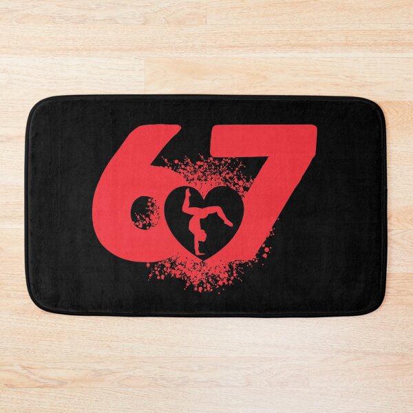Item preview, 67 Six Seven Gymnast Heart Silhouette Design designed and sold by LashondaGreen89.