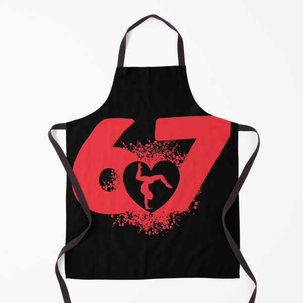 Item preview, 67 Six Seven Gymnast Heart Silhouette Design designed and sold by LashondaGreen89.