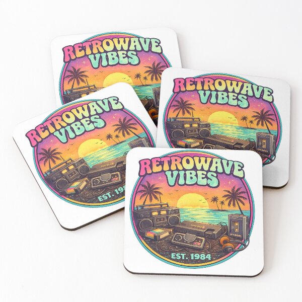 Item preview, Retro Wave Sunset – 80s Nostalgia Forever designed and sold by Backtrack Boutique.
