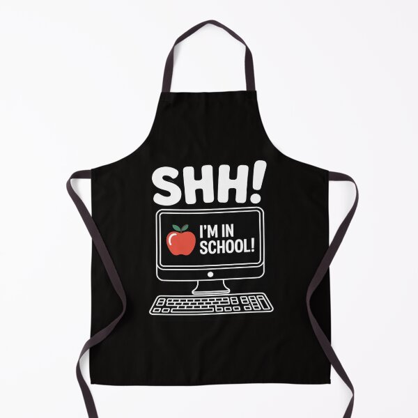 Item preview, Shh! I'm at School - Virtual Learning First Day of School designed and sold by DarioRosales.