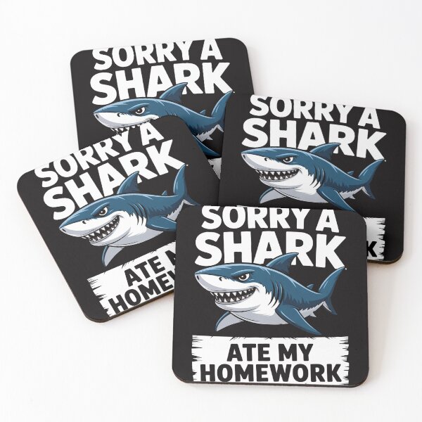 Item preview, Shark Sorry a Shark Ate my Homework Shark designed and sold by DarioRosales.