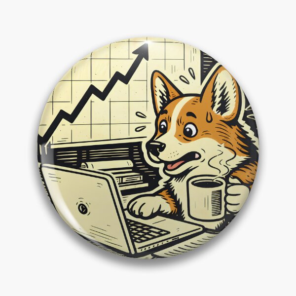 Item preview, Corgi Deadline designed and sold by Agora-Arts.