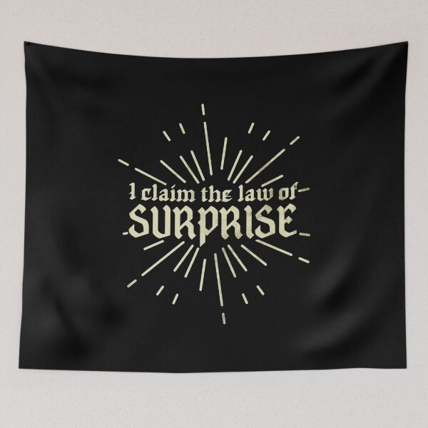 Item preview, I Claim The Law Of Surprise  designed and sold by oellisabaei.