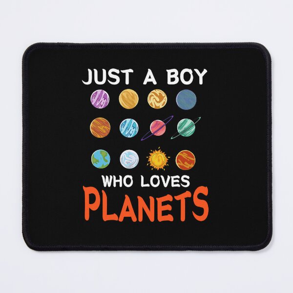 Item preview, Just a Boy Who Loves Planets Shirt designed and sold by LarryMBrown.