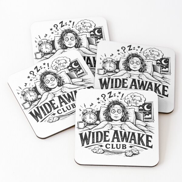 Item preview, Welcome to the Wide Awake Club — membership earned at 3am. designed and sold by THEFABULOUSEGGS.