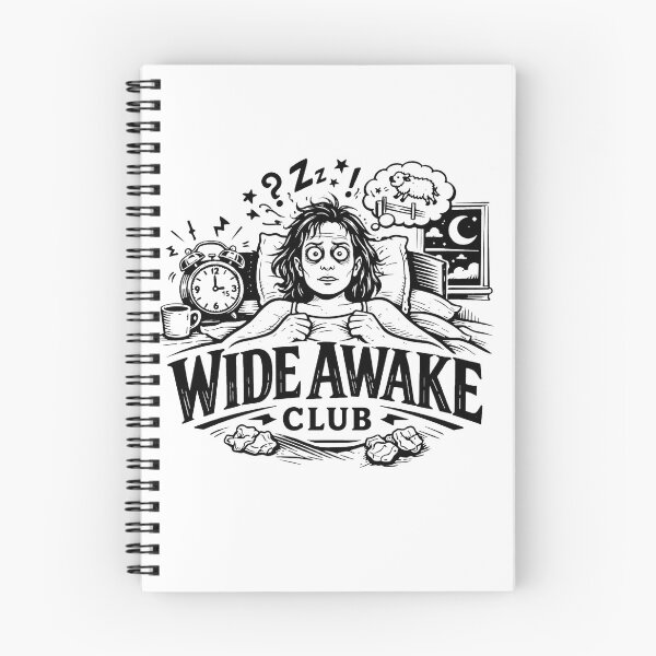 Item preview, Welcome to the Wide Awake Club — membership earned at 3am. designed and sold by THEFABULOUSEGGS.