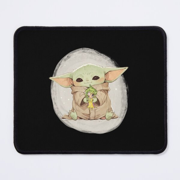 Item preview, BABY YODA WITH PIXIE NINFEA designed and sold by LIS AND MELIVERSO.