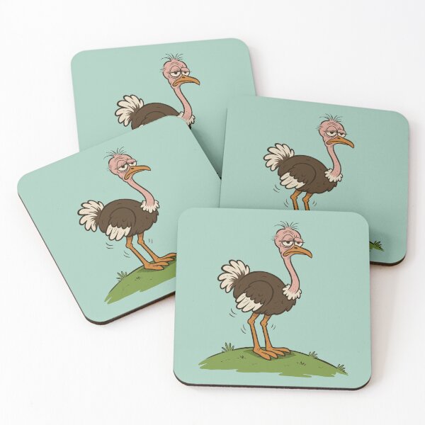 Item preview, Over the Hill Ostrich designed and sold by Ghost on Toast.