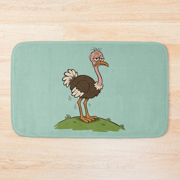 Item preview, Over the Hill Ostrich designed and sold by Ghost on Toast.
