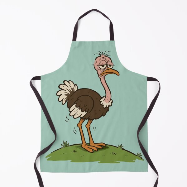 Item preview, Over the Hill Ostrich designed and sold by Ghost on Toast.