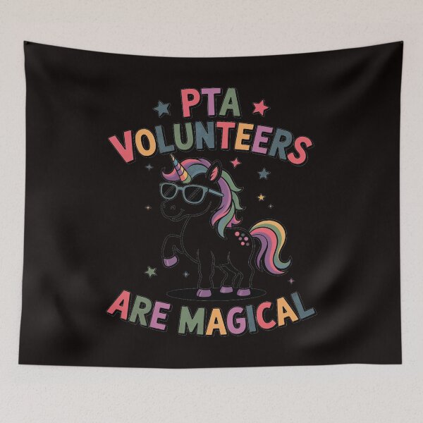 Item preview, PTA VOLUNTEERS ARE MAGICAL I'm Unicorn School Squad designed and sold by cherylbartlett.