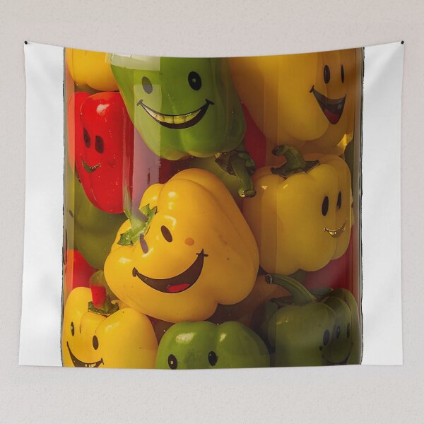 Item preview, Smiling bell pepper designed and sold by Creative Visualize.