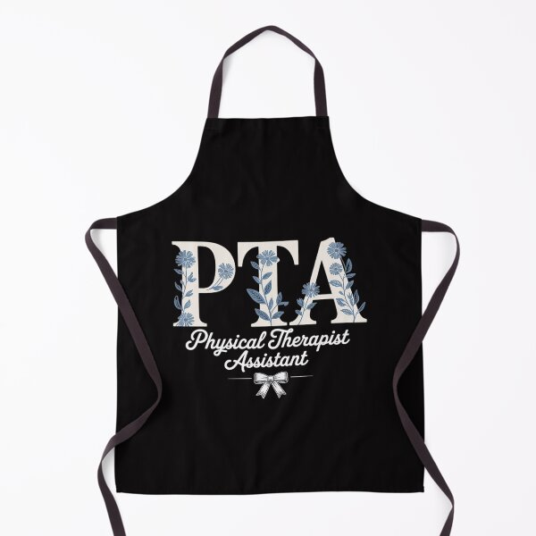 Item preview, PTA Physical Therapist Assistant Blue Floral designed and sold by gerardostokes.