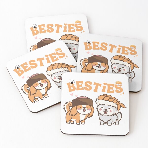 Item preview, Besties Cute Dog Funny Sushi Lover designed and sold by thebest-2studio.