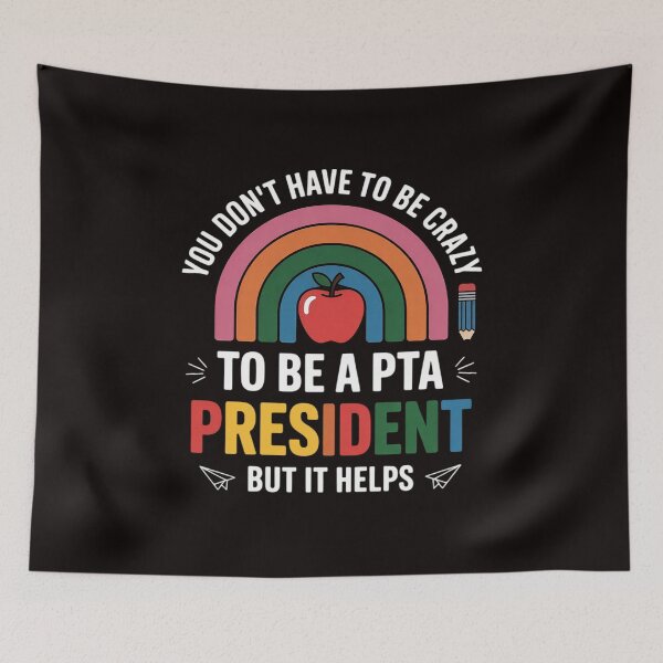 Item preview, PTA Parent Teacher Organization PTA Crew PTA President designed and sold by cherylbartlett.