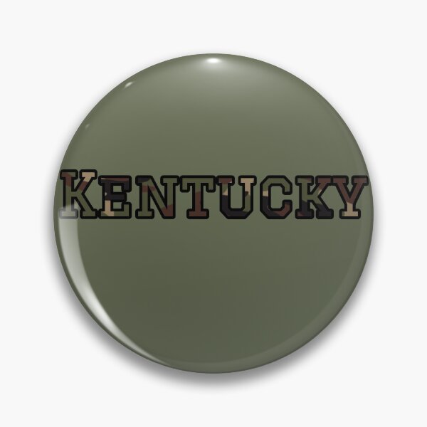 Item preview, Kentucky Camo Typography – Rugged Outdoor Military Style Design designed and sold by Long Family Gifts.