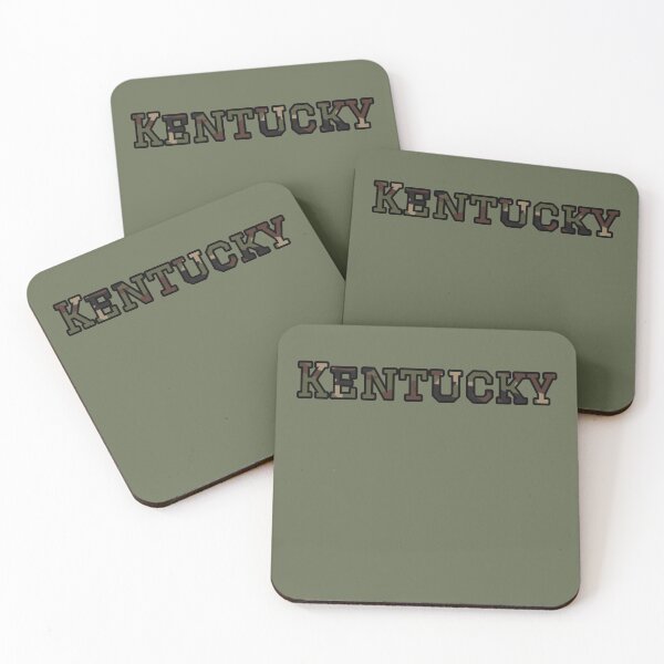Item preview, Kentucky Camo Typography – Rugged Outdoor Military Style Design designed and sold by Long Family Gifts.
