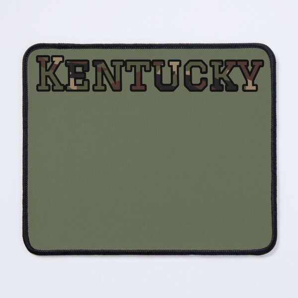 Item preview, Kentucky Camo Typography – Rugged Outdoor Military Style Design designed and sold by Long Family Gifts.