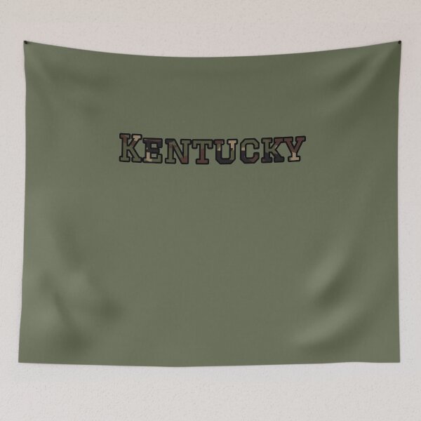 Item preview, Kentucky Camo Typography – Rugged Outdoor Military Style Design designed and sold by Long Family Gifts.