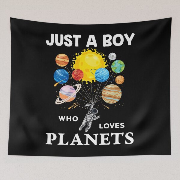 Item preview, Astronaut Floating with Planet Balloons Shirt designed and sold by LarryMBrown.